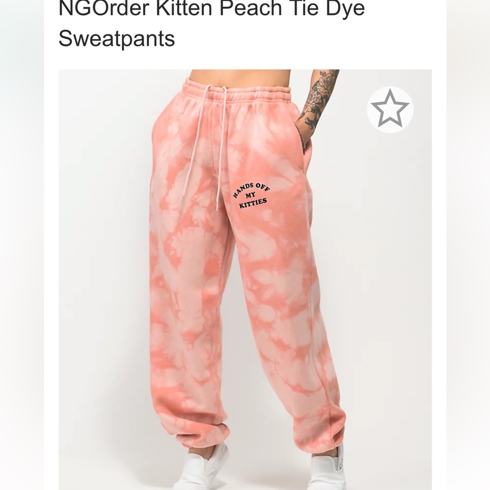 NG Order Tie Dye Sweat Pants